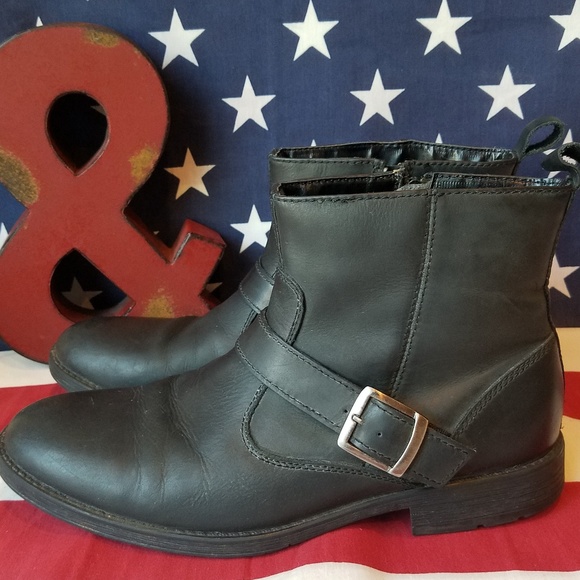 clarks mens zipper boots